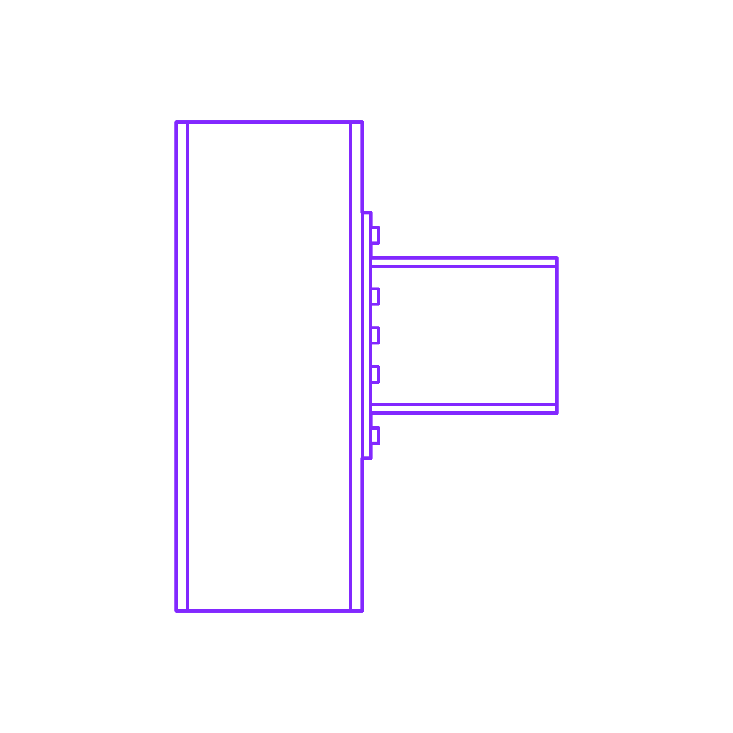 Buildings Steel Connections End Plate Sticker Outline Svg File Free Vectors